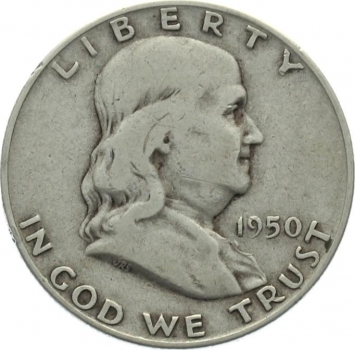 USA 1/2 Dollar 1950 D - Franklin